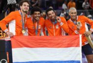 3x3 basketballers Nederland, goud bij Olympische Spelen 2024